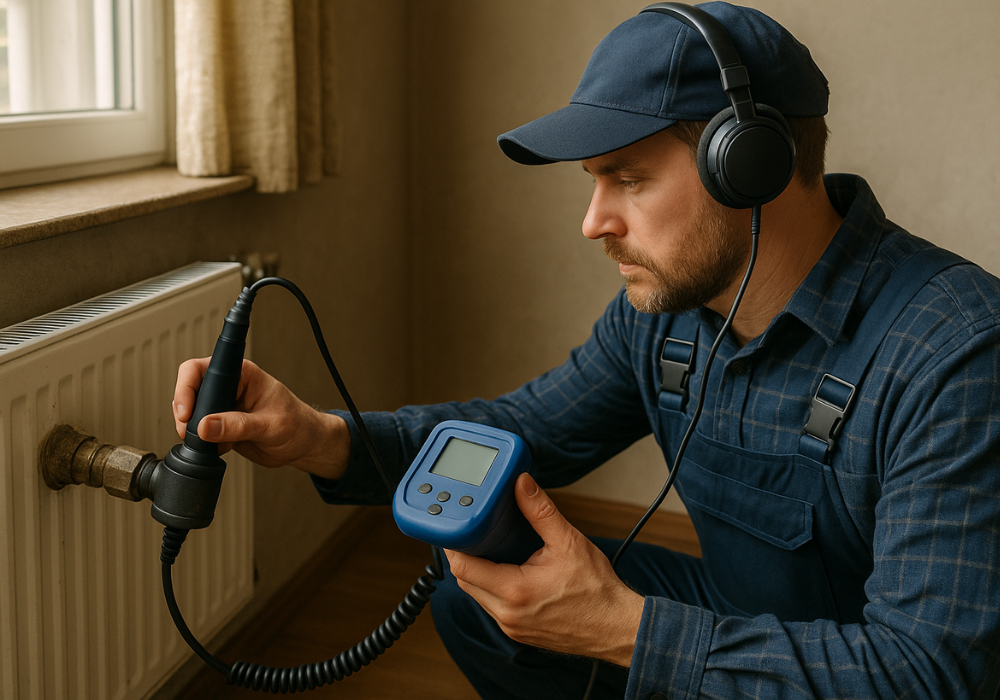 Detección de fugas con ultrasonido