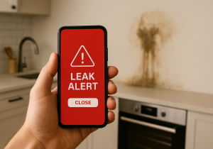 detectores de fugas conectados a smartphone