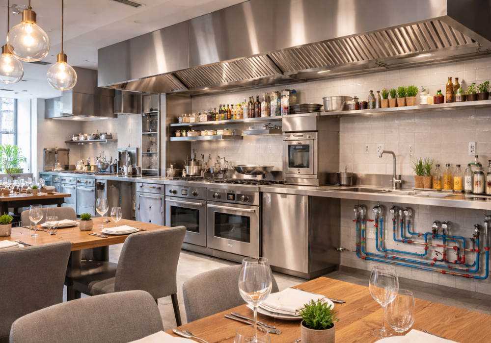 detección de fugas en restaurantes