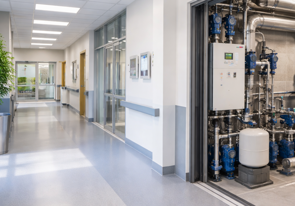 reparar fugas en hospitales