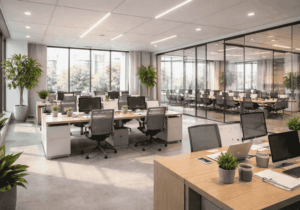 detección de fugas en oficinas