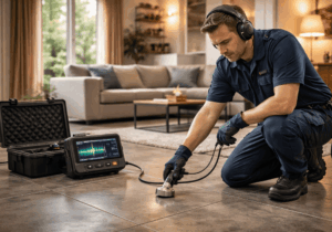 detección de fugas con geófono acústico