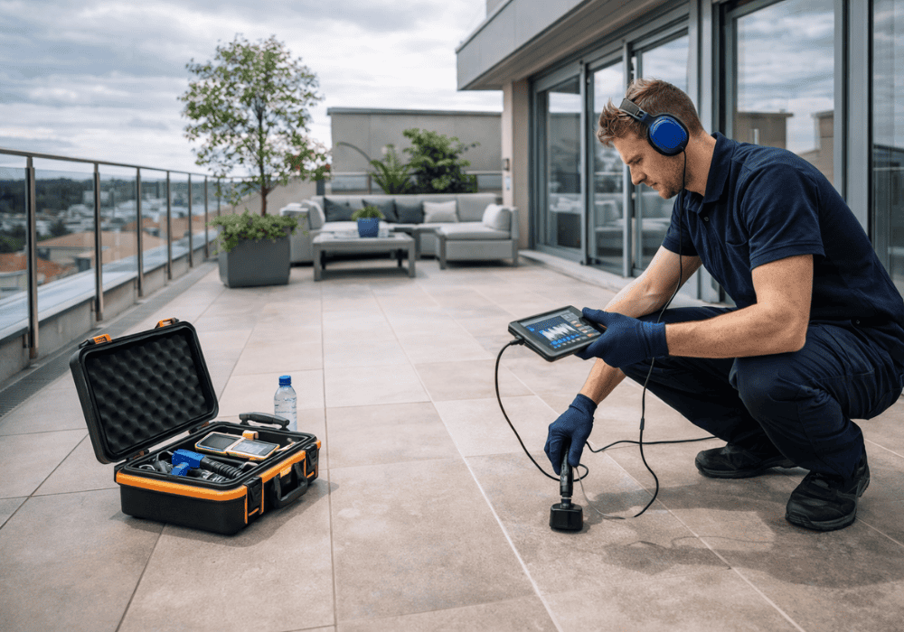 detección de fugas en áticos