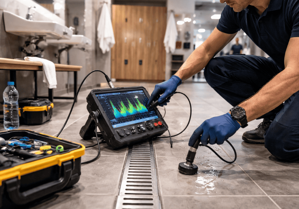 detección de fugas en gimnasios