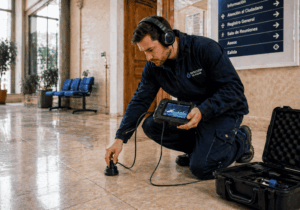 Detección de fugas en edificios públicos