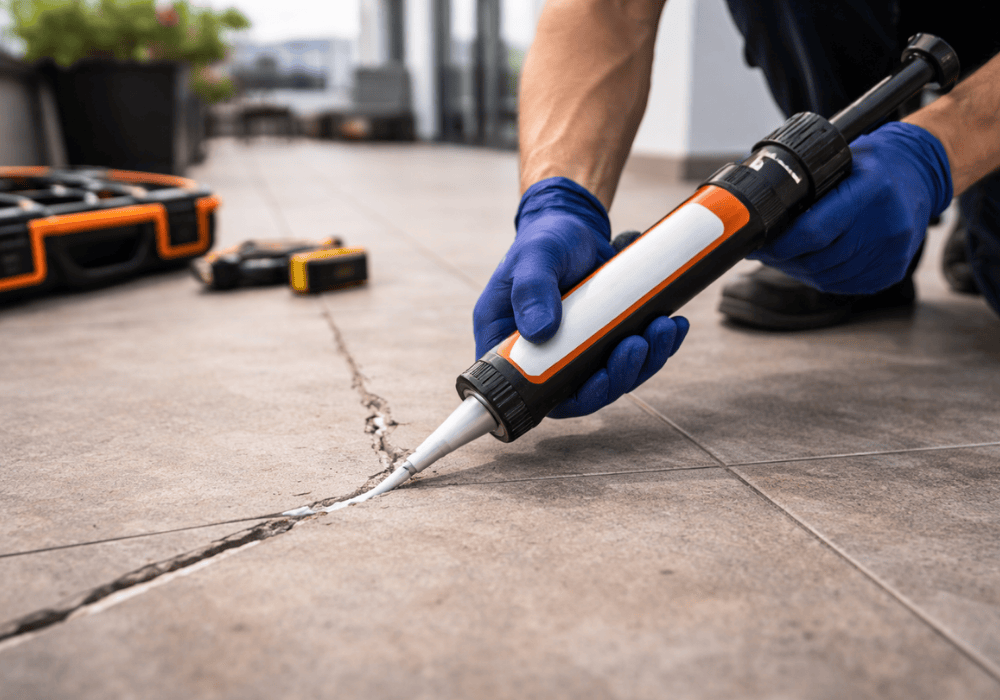 reparar fuga en terraza