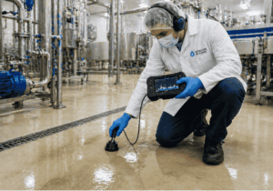 Detección de fugas en industrias alimentarias