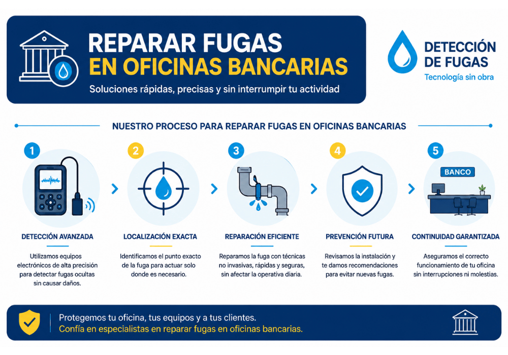 Reparar fugas en oficinas bancarias (1)