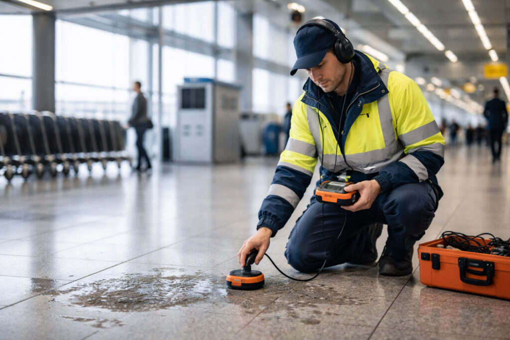 deteccion fugas aeropuerto