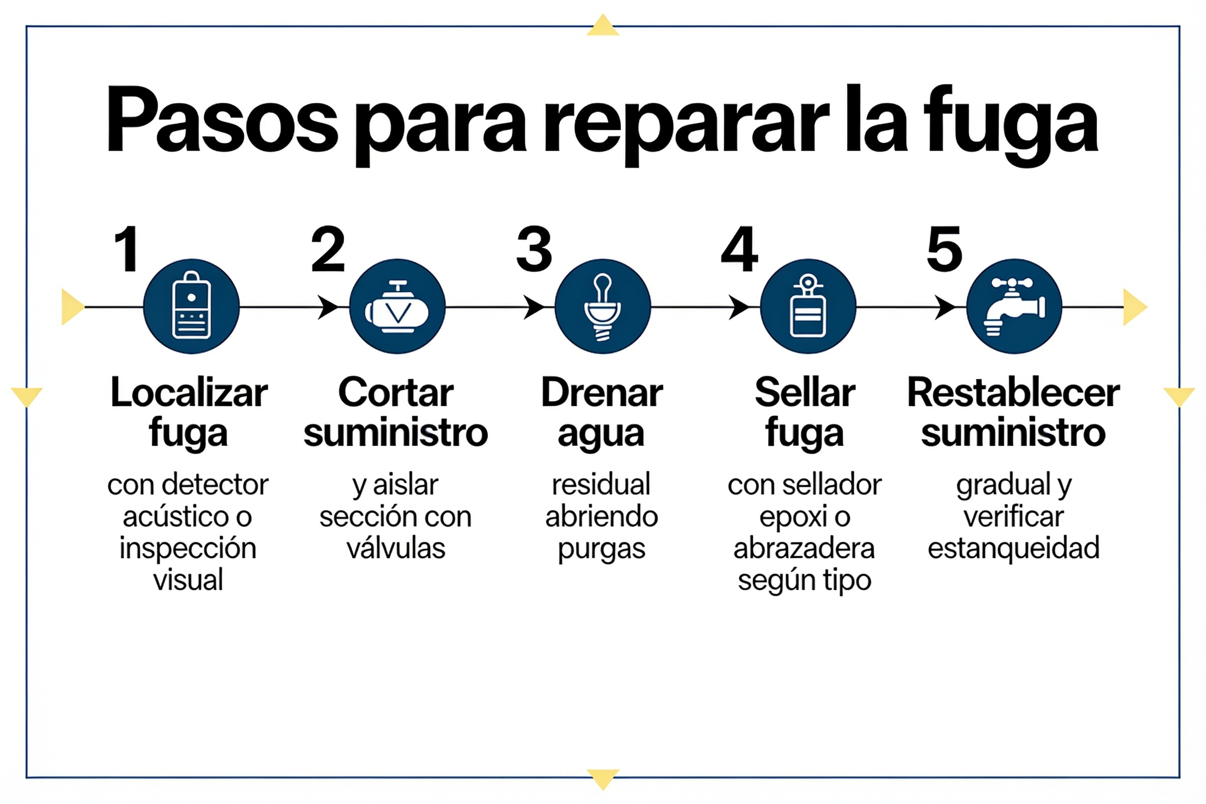 reparar fugas agua